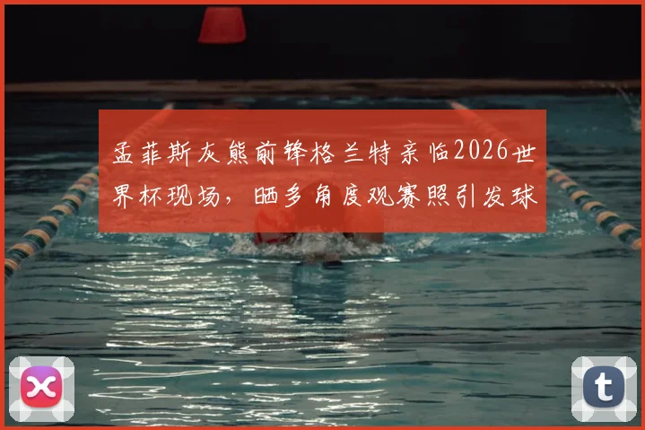 孟菲斯灰熊前锋格兰特亲临2026世界杯现场，晒多角度观赛照引发球迷热议，附球星跨界观赛指南